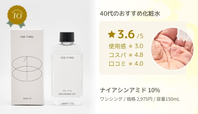 ワンシングナイアシンアミド10%