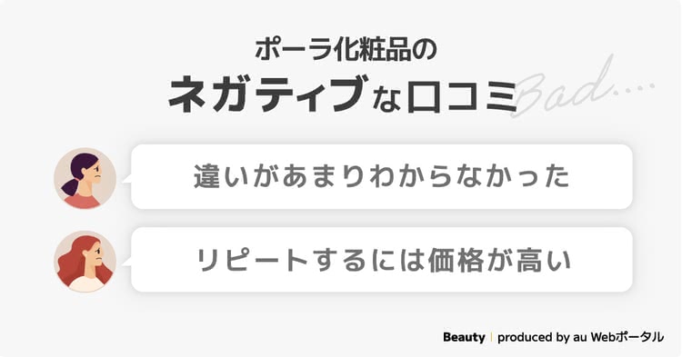 ポーラ化粧品Baの悪い口コミ・評判のまとめ