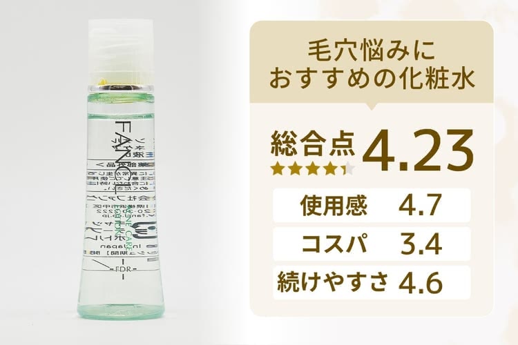 毛穴ケアにおすすめの化粧水詳細画像,ファンケル アクネケア 化粧液