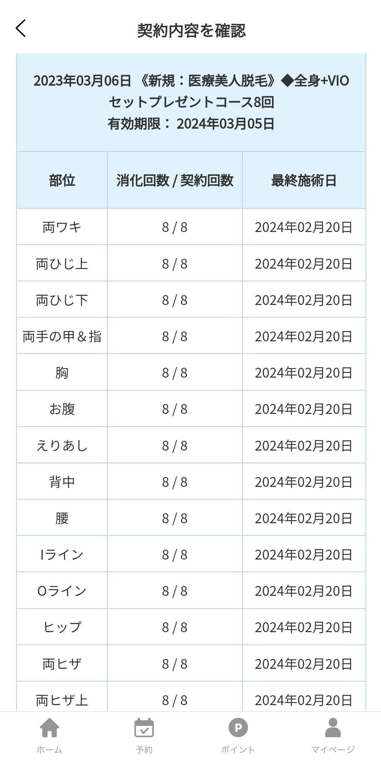 アリシアクリニック千葉院会員証明