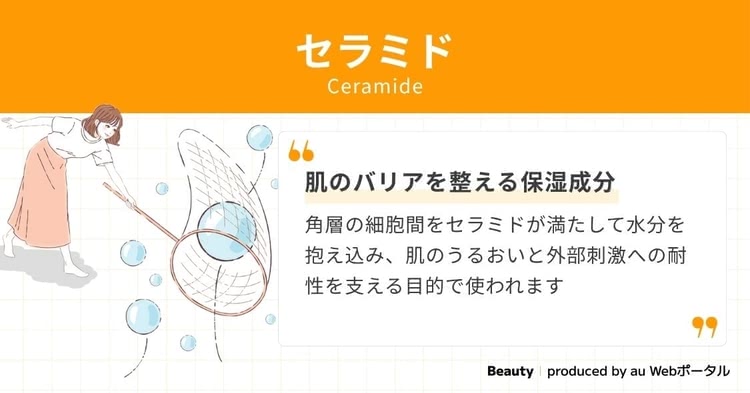 【セラミド】は外的刺激から肌を守る保湿バリア成分！【美容成分図鑑】