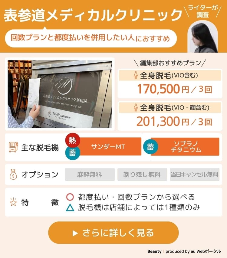 医療脱毛-おすすめ-表参道メディカルクリニック